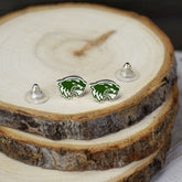 Fan Frenzy Gifts Utah Valley Wolverines UVU Officially Licensed Post Earrings